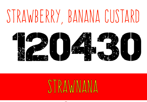 120430 - Strawnana - 120ml Max VG E-Liquid