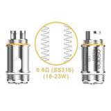 Aspire AIO PockeX U-Tech Coils .6 ohms 5/pack