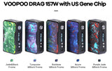 Voopoo Drag 157W Black Frame Box Mod