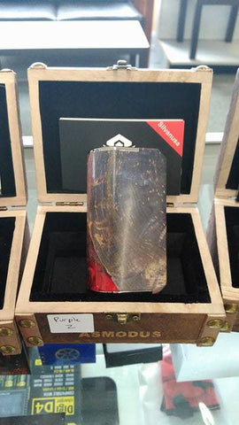 Asmodus Silvanusa PLUS 26650 70W Stabilized Wood Box Mod It's Not Smoke, It's Just Vapour Asmodus Silvanusa PLUS 26650 70W Stabilized Wood Box Mod It's Not Smoke, It's Just Vapour