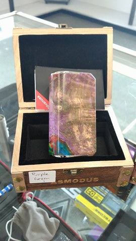 Asmodus Silvanusa PLUS 26650 70W Stabilized Wood Box Mod It's Not Smoke, It's Just Vapour Asmodus Silvanusa PLUS 26650 70W Stabilized Wood Box Mod It's Not Smoke, It's Just Vapour